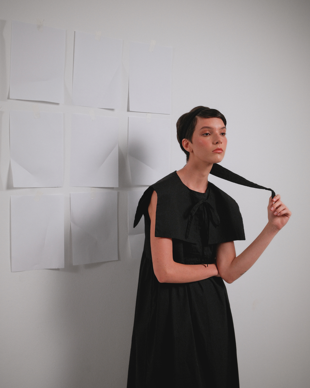 vestido oru preto