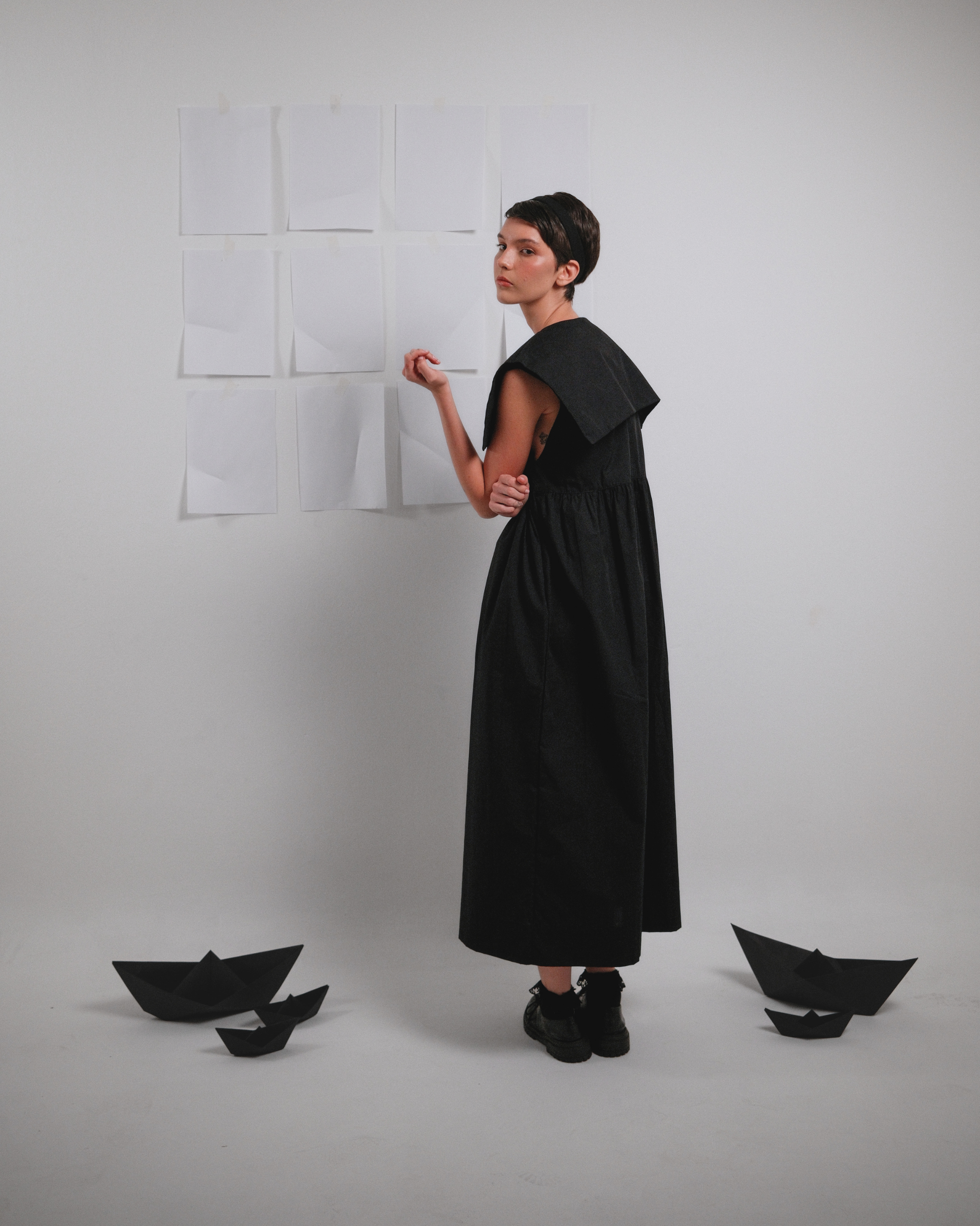 vestido oru preto