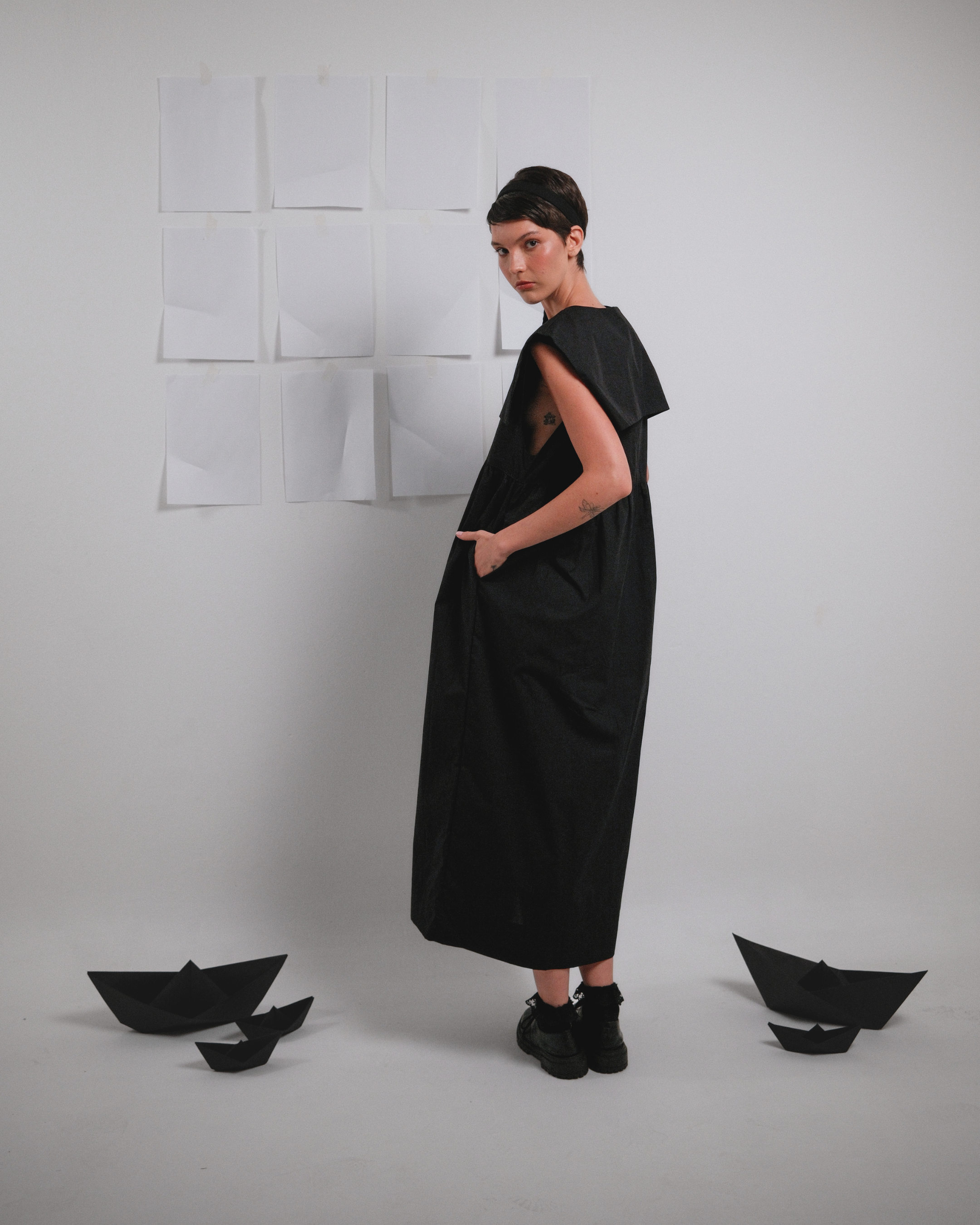 vestido oru preto