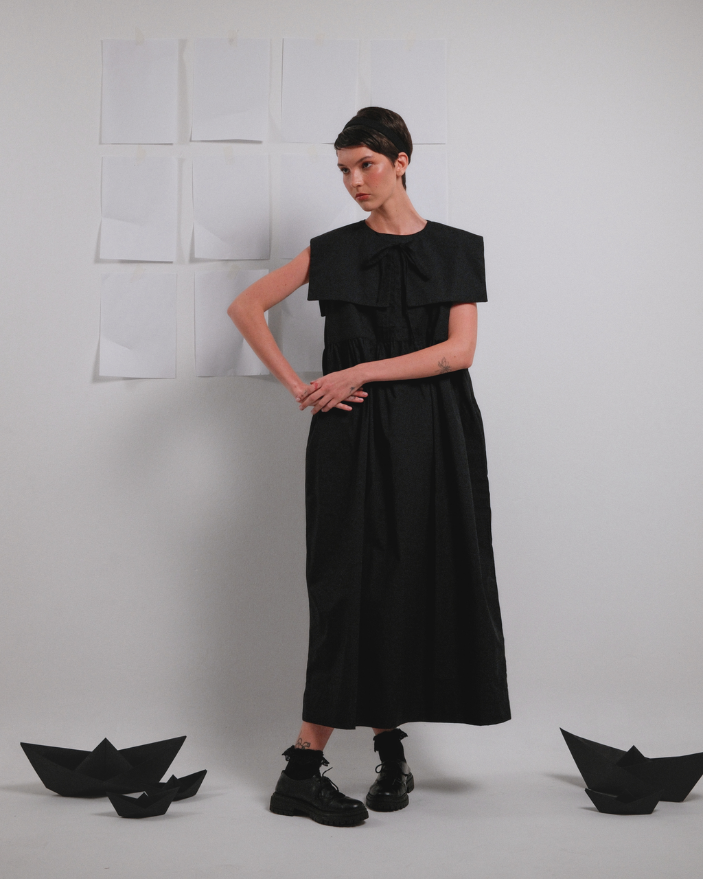 vestido oru preto