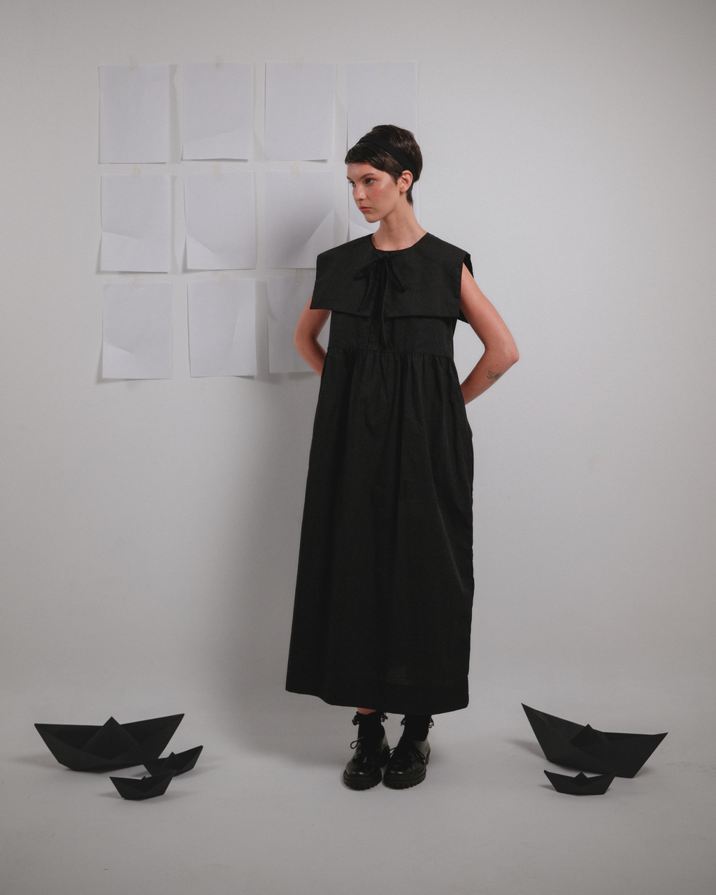 vestido oru preto